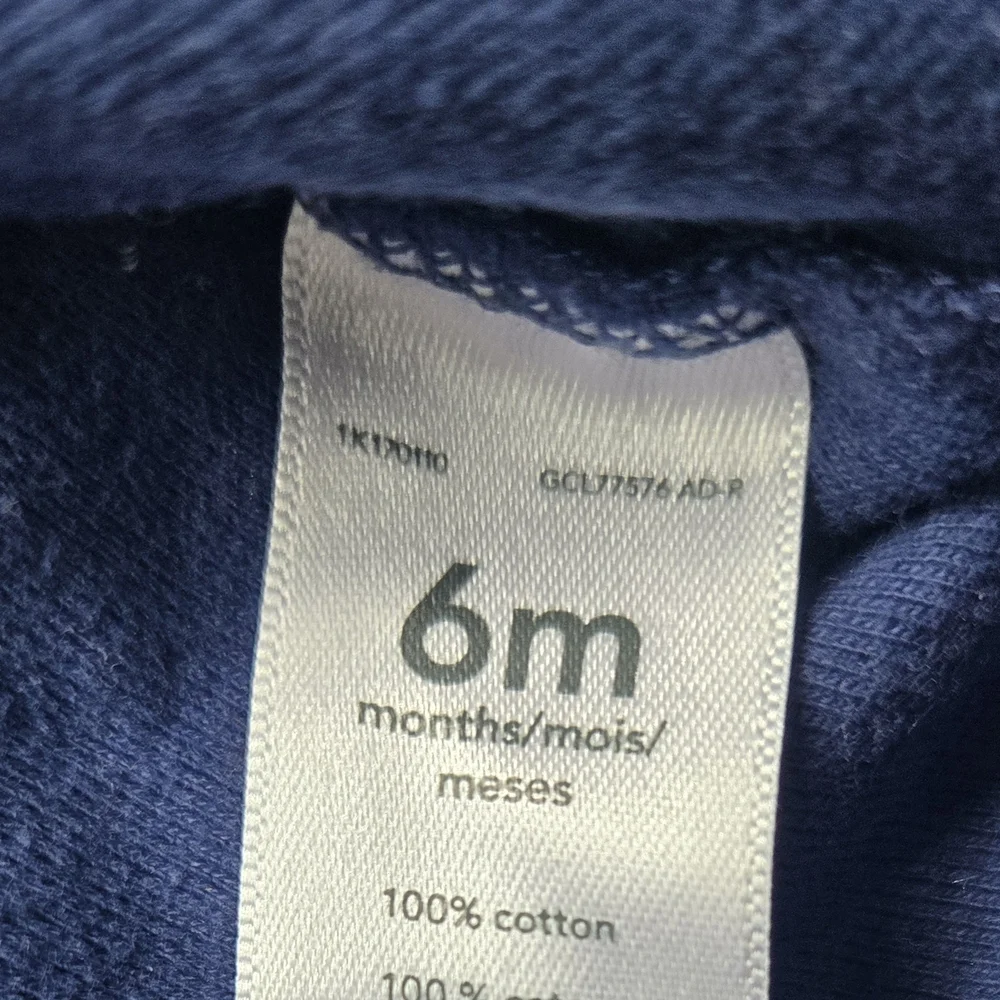 Carter's, Navy Blue W Polka Dot- Size 6mos EUC